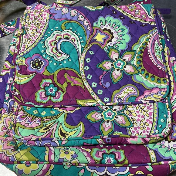 NWOT Vera Bradley messenger bag in Heather fabric -retired - Picture 2 of 8